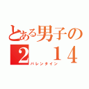 とある男子の２ １４（バレンタイン）