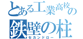 とある工業高校の鉄壁の柱（セカンドロー）