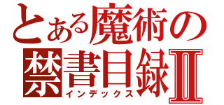 とある魔術の禁書目録Ⅱ（インデックス）