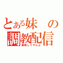 とある妹の調教配信（調教してやんよ）