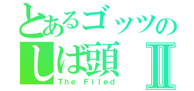 とあるゴッツのしば頭Ⅱ（Ｔｈｅ Ｆｉｌｅｄ）