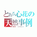 とある心花の天然事例（東京馬  に行きました）