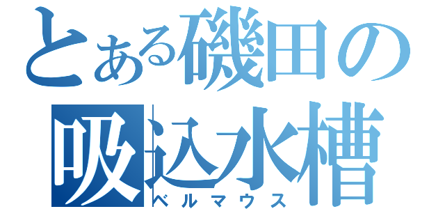 とある磯田の吸込水槽（ベルマウス）