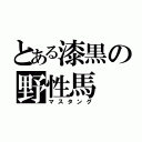 とある漆黒の野性馬（マスタング）