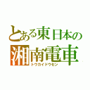 とある東日本の湘南電車（トウカイドウセン）