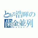 とある浩暉の歯金並列（キョウセイ）