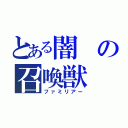 とある闇の召喚獣（ファミリアー）