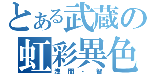 とある武蔵の虹彩異色（浅間・智）