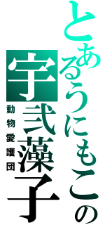 とあるうにもこの宇弐藻子（動物愛護団）