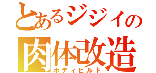 とあるジジイの肉体改造（ボディビルド）