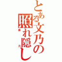 とある文乃の照れ隠し（暴力）