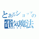 とあるショップの電気魔法（カキピー）