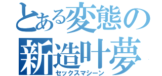 とある変態の新造叶夢（セックスマシーン）