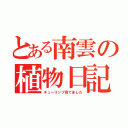 とある南雲の植物日記（チューリップ育てました）