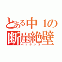 とある中１の断崖絶壁（ペッタンコ）