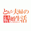 とある夫婦の結婚生活（トニカクカワイイ）