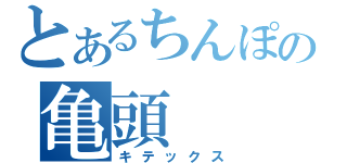 とあるちんぽの亀頭（キテックス）