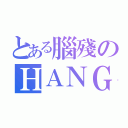 とある腦殘のＨＡＮＧ（）