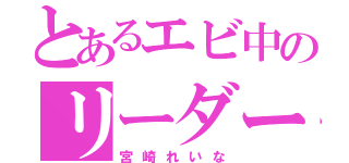 とあるエビ中のリーダー（宮崎れいな）