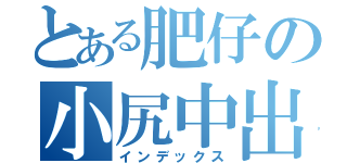 とある肥仔の小尻中出（インデックス）