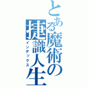 とある魔術の捷識人生（インデックス）