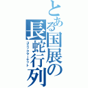 とある国展の長蛇行列（コミックマーケット）