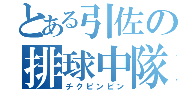 とある引佐の排球中隊（チクビンビン）