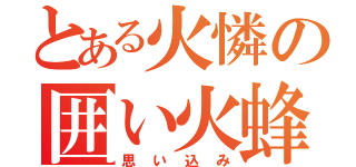 とある火憐の囲い火蜂（思い込み）