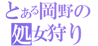 とある岡野の処女狩り疑惑（）