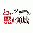 とあるヅラ野郎の禁止領域（生え際）