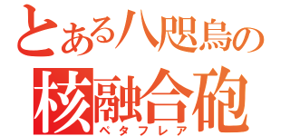 とある八咫烏の核融合砲（ペタフレア）