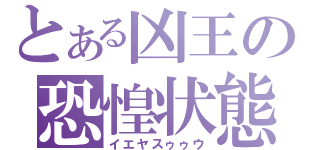 とある凶王の恐惶状態（イエヤスゥゥウ）