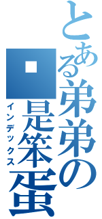 とある弟弟の妳是笨蛋！（インデックス）