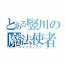 とある竪川の魔法使者（リュウノスケ）