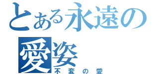 とある永遠の愛姿（不変の愛）