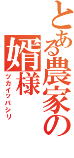 とある農家の婿様（ツカイッパシリ）