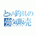 とある釣具の強気販売（インデックス）