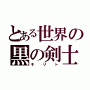 とある世界の黒の剣士（キリト）