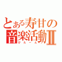 とある寿甘の音楽活動Ⅱ（びたーん）