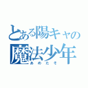 とある陽キャの魔法少年（あめたそ）