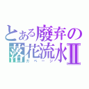 とある廢弃の落花流水Ⅱ（ガベージ）