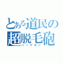 とある道民の超脱毛砲（ハーゲガン）