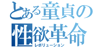 とある童貞の性欲革命（レボリューション）