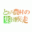 とある農村の集団疾走（）