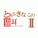 とあるきなこの猫耳Ⅱ（インデックス）