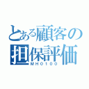 とある顧客の担保評価額（ＭＨ０１００）