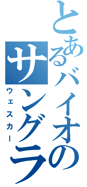 とあるバイオのサングラス（ウェスカー）