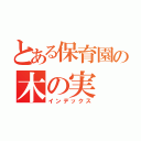 とある保育園の木の実（インデックス）