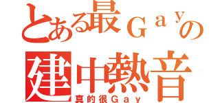 とある最Ｇａｙの建中熱音（真的很Ｇａｙ）