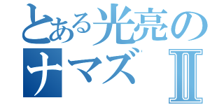 とある光亮のナマズⅡ（）